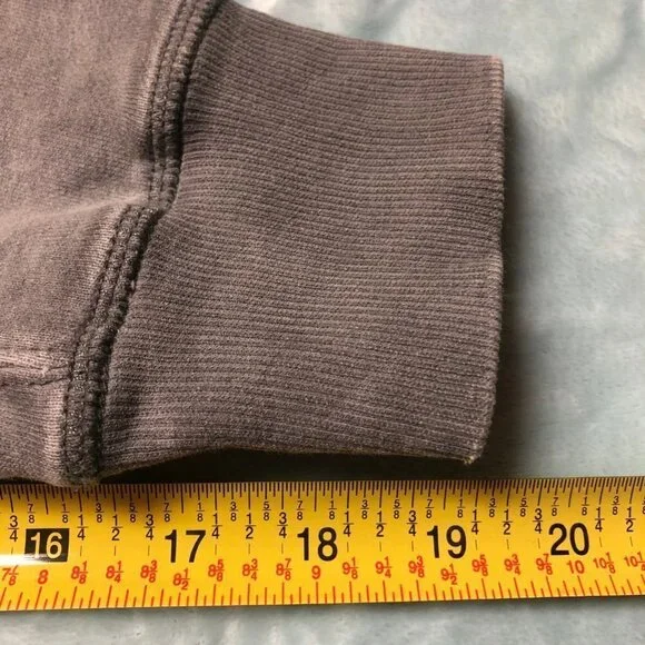 Buffalo David Bitton Distredded Grey Zip Up Lightweight Jacket Medium - Picture 9 of 11